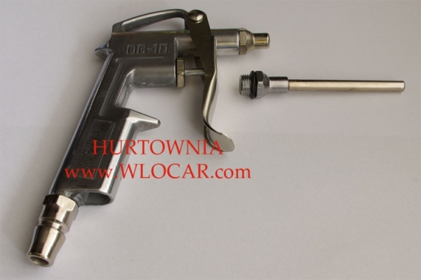 Metalowy pistolet do przedmuchiwania