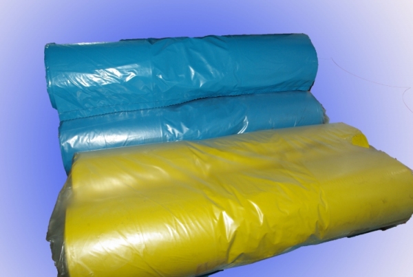 Niebieskie worki na opony 115cmx100cm  - 100 szt.