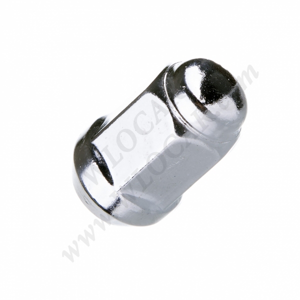 Nakrętka stożek zamknięta Chrom M12x1.25 na klucz 19 lub 21