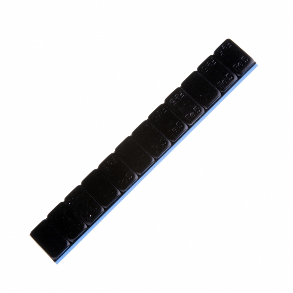 Ciężarek klejony 5x12g (FE) 60g czarny płaski (100 szt)
