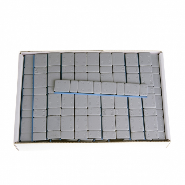 Ciężarek klejony (5+10)x4 (FE) 60g szary Płaski